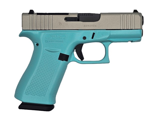 GLOCK 43X 9MM ROBIN EGG/SILVR OR UX4350204NREBS - Taurus Savings